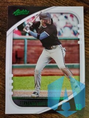 2021 Panini Absolute Fernando Tatis Jr Green Parallel SP #88 San Diego Padres